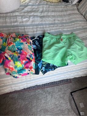 Kids' Bright Green Swim Shorts - Comfortable Summer Bottoms